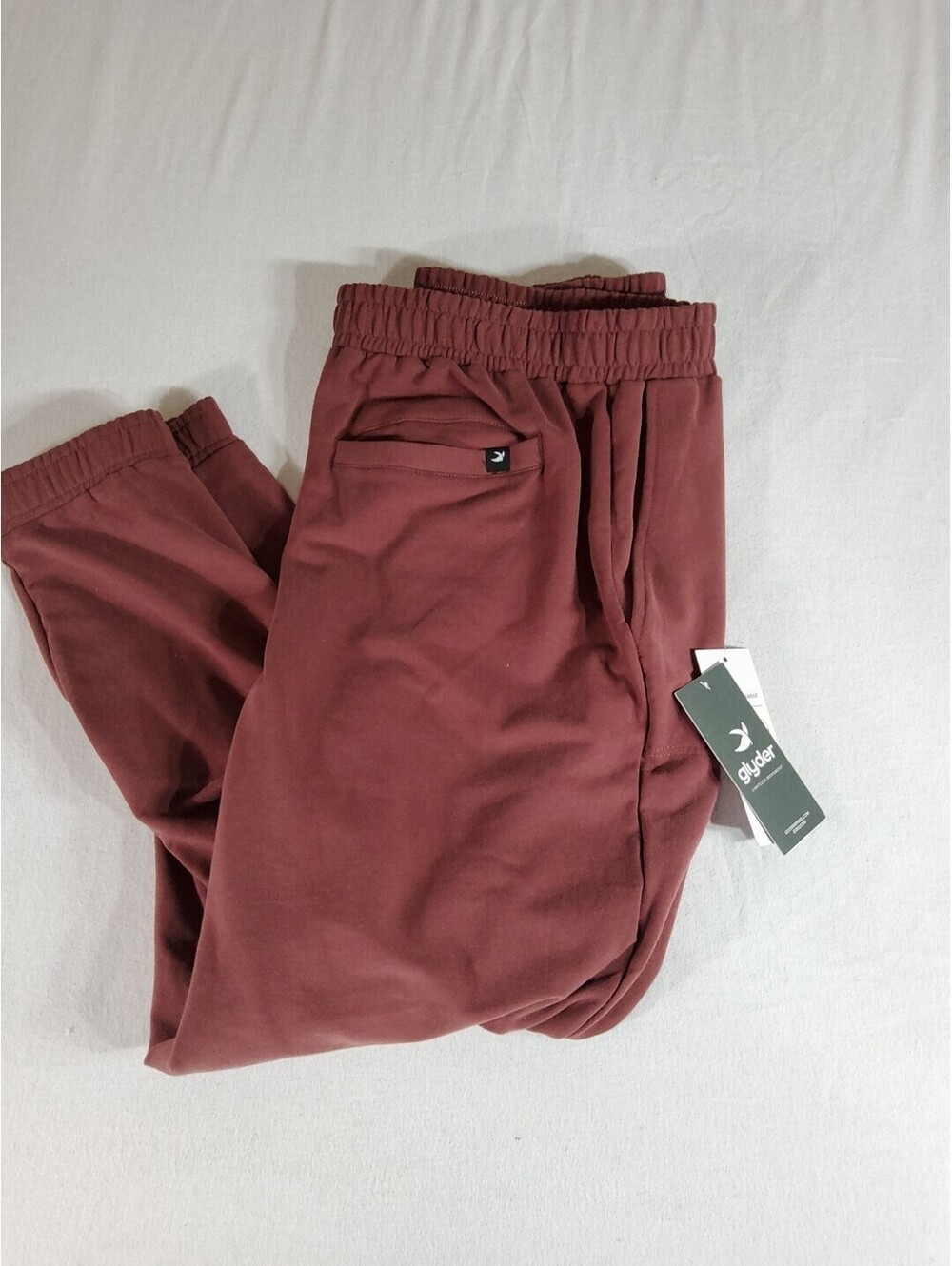 Glyder Vtg Oversized Jogger Pants Women's 3x Cabernet New With Tag $84 Retail - Picture 10 of 10